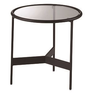 ローテーブル センターテーブル 約幅38cm アイアン 8mm強化ガラス ラウンド ガラステーブル リビング 完成品