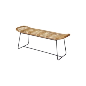 ベンチ ダイニングベンチ ラタン 籐 アイアン リビング ダイニング インテリア家具 店舗 備品 什器