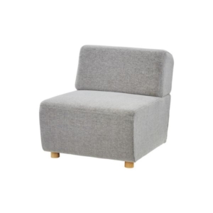 ソファー パーソナルチェア 幅65cm 木製フレーム 脚付き キューブ リビング ダイニング