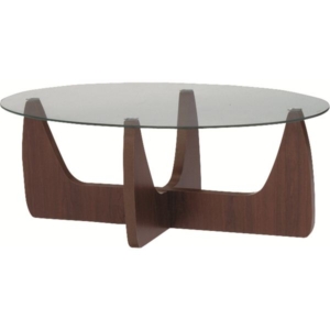 ローテーブル リビングテーブル オーバル型 強化ガラス製 脚/両面使用可 2WAY リビング ダイニング インテリア家具