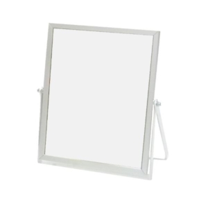 (まとめ) 卓上鏡/スタンドミラー アルミ シルバー 奥行10mm 72個セット