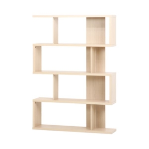 収納棚 オープンラック 約幅120cm 4段 横置き可 型 ディスプレイシェルフ 本棚 リビング ダイニング 代引不可