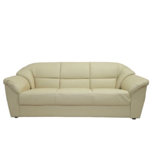 リビングソファー 幅182cm 木製構造 合皮/合成皮革張地 脚付き ダイニング 店舗 お店 代引不可