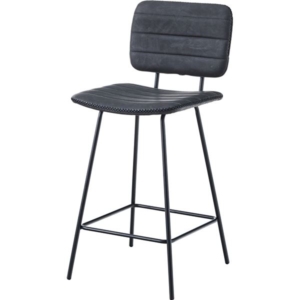 カウンターチェア ハイチェア スチール ソフトレザー リビング ダイニング 店舗 飲食店