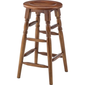 カウンターチェア ハイチェア 2脚セット オーバル形 木製 リビング ダイニング 店舗 飲食店