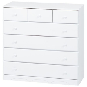 ローチェスト タンス 5段 木製 桐材 取っ手付き 完成品 リビング ダイニング 代引不可