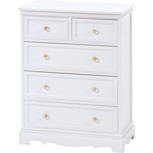 チェスト タンス 4段 木製 桐材 引き出し 取っ手付き 姫系 完成品 リビング ダイニング インテリア家具 代引不可