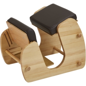 デスクチェア 学習椅子 ナチュラル 木製 合皮 Keepy プロポーションチェア 組立品 猫背 姿勢 代引不可