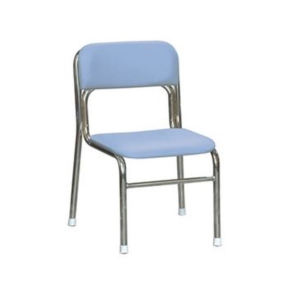 スタッチェア 幅45cm クロムメッキ 重さ4.3kg 軽量 日本製 防汚 スチール 完成品 1脚販売 リビング 在宅ワーク 代引不可