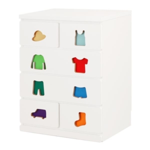 子供用 タンス/衣類収納 6杯 男の子用 日本製 耐久性 防汚性 『おかたづけしたくなるチェスト』 完成品 代引不可