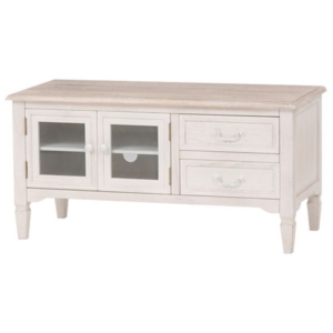 テレビ台 テレビボード 木製 引き出し収納 扉付き シャビーシック ブロカントシリーズ 完成品 リビング ダイニング 代引不可