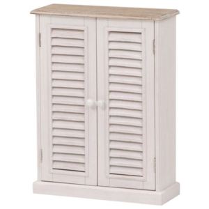 トイレラック トイレ収納 扉収納 可動棚付き 完成品 ブロカントシリーズ お手洗い 御手洗 収納家具 代引不可