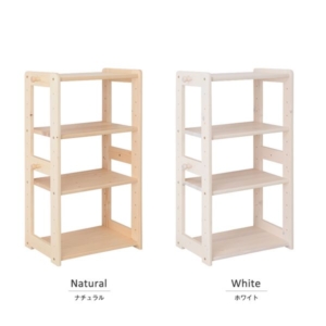 子供部屋収納 木製 フック クッション付き 『天然木ジュニアシリーズ フリーラック』 組立品 代引不可