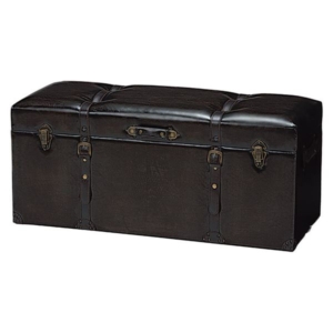収納付き 幅102cm トランク型 合皮 チェスターシリーズ ボックススツール インテリア家具 リビング 代引不可