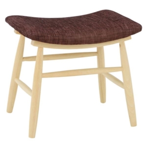 スツール 幅47 奥行34 高さ42cm ナチュラル 同色 2台セット 木製 完成品 リビング ダイニング 代引不可