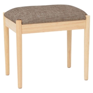 スツール 幅46 奥行31 高さ43cm ベージュ 木製 完成品 リビング ダイニング インテリア家具 代引不可