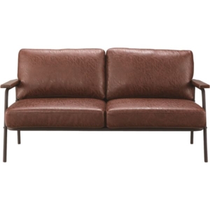 ソファー 幅151cm 肘付き 合皮製 革製 ポケットコイル ボイド リビング ダイニング プレゼント 代引不可