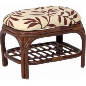 スツール 約幅430 奥行300 高さ300mm ハニー 籐製 クエアスツール リビング プレゼント