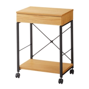 サイドチェスト 袖机 スチール キャスター付き 木目 組立品 リビング 子供部屋 勉強部屋 在宅ワーク