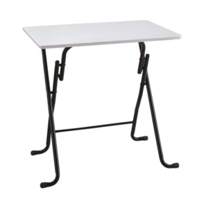 (まとめ)ホームスタイリング イースフォールディングテーブル 幅750 奥行510mm 木目 1台 3セット