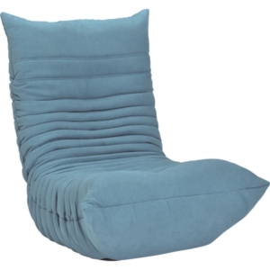 ソファ リクライニングソファー 座椅子 幅77cm ファブリック スチール ウレタン BU 完成品 代引不可