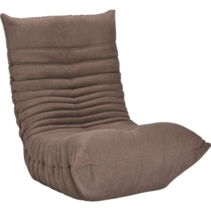 ソファ リクライニングソファー 座椅子 幅77cm ファブリック スチール ウレタン BR 完成品 代引不可