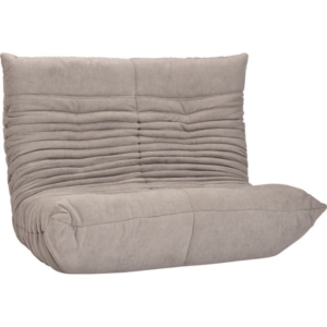 ソファ リクライニングソファー 座椅子 幅134cm ファブリック スチール ウレタン GY 完成品 代引不可