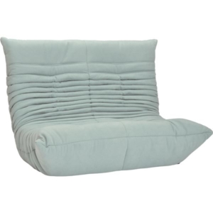 ソファ リクライニングソファー 座椅子 幅134cm ファブリック スチール ウレタン エメラルド EM 完成品 代引不可