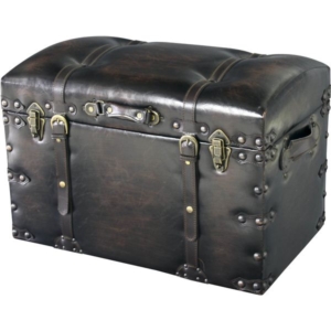 トランク セット 旅行バッグ S・ 2個セット L:幅66cm 合皮 Traver Furniture ビンテージ風 スタイル リビング 店舗