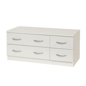 ブルーム ローチェスト オーク チェスト タンス リビング収納 衣類収納 引き出し リビングボード 白