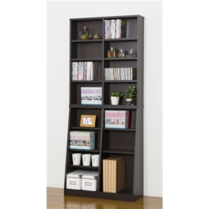 大容量ホームシェルフ 75cm ラック シェルフ 本棚 本収納 棚 木製