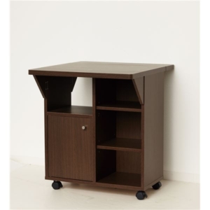 バタフライ式 キッチンワゴン 60cm キッチン収納 カウンター ワゴン 作業台