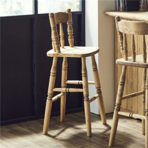 ハイチェア カウンターアェア 97 (65)cm ナチュラル 木製 カントリー風 完成品 リビング ダイニング