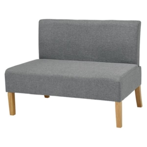 ダイニング ソファー 2P 約幅105cm ライト 木製 脚付き 組立品 リビング 在宅ワーク 代引不可