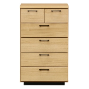 ハイチェスト タンス 5段 日本製 木製 桐材 オイル塗装仕上げ ベッドルーム 寝室 リビング 完成品
