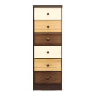 チェスト タンス 6段 本体 日本製 木製 桐製 引き出し収納 子供部屋 ベッドルーム 寝室 リビング 完成品