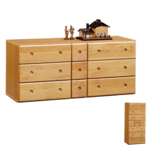 チェスト タンス 56cm幅 日本製 木製 タテにもヨコにも置ける 自在 子供部屋 ベッドルーム 寝室 リビング 完成品