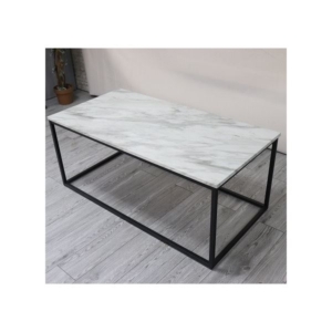 サイドテーブル ローテーブル 約 マーブル調 大理石調 ソファーテーブル 組立品 リビング 代引不可