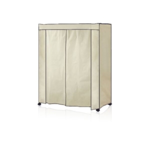 ハンガーラック 衣類収納 不織布 カバー付き 組立品 スチールハンガー ベッドルーム 寝室