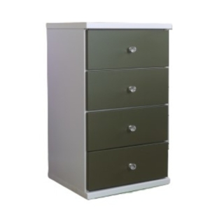 チェスト タンス 幅43.5cm 4段 スライドレール付き 日本製 ベッドルーム 寝室 リビング 完成品