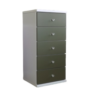 チェスト タンス 幅43.5cm 5段 スライドレール付き 日本製 ベッドルーム 寝室 リビング 完成品