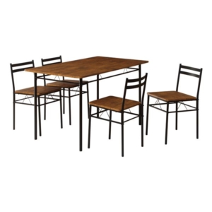 ダイニング5点セット （） ダイニングセット ダイニングテーブル ダイニングチェア ビンテージ調 おしゃれ 組立品 代引不可