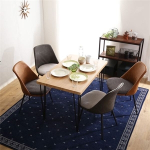 ダイニング 5点セット シャビーオーク ダイニングテーブル ダイニングチェア ヴィンテージテイスト リビング 組立品 代引不可