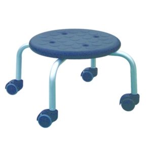 スツール 幅38cm ロータイプ 4脚セット キャスター付 スチールパイプ 日本製 座ったまま作業できる ワーキャスター 完成品 代引不可