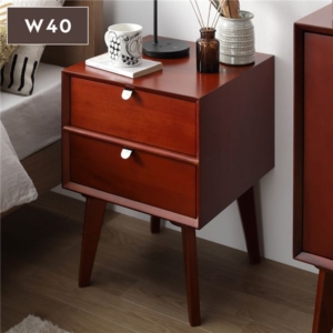 サイドテーブル 幅40 奥行40 高さ55cm 天然木 木製 チェスト 収納 北欧ヴィンテージ調 インテリア家具 代引不可