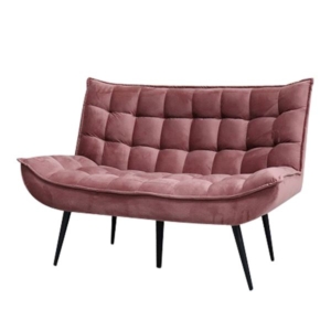 ソファー 約幅120cm キルティング加工 スチール脚付き 脚部組立品 スタイリッシュソファ リビング 代引不可