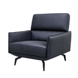 ソファー 約幅82cm 背もたれ可動式 合皮 張地 肘付き スチール脚 脚部組立品 リビング ダイニング 代引不可