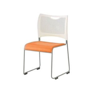 TRUSCO ミーティングチェア TC-OR 1脚 完成品