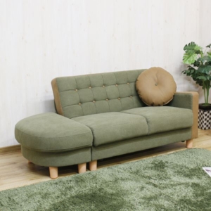 ソファー 約幅102cm 帆布生地採用 座面下収納庫付き 脚付き コンパクト ソファー リビング ダイニング 代引不可