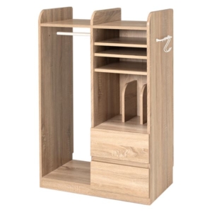 ランドセルラック キャスター付き ハンガーポール付き 組立品 代引不可